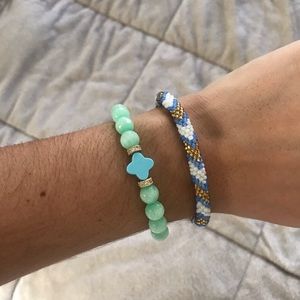 Two turquoise bracelets!